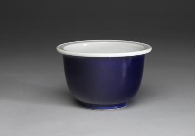 图片[3]-Planter with cobalt blue glaze, Qing dynasty, Yongzheng reign (1723-1735)-China Archive